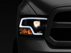 Raxiom - Raxiom 09 - 18 RAM 1500 LED Halo Projector Headlights - Black Housing (Clear Lens) - Demon Performance
