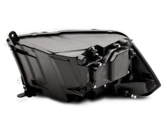 Raxiom - Raxiom 09 - 18 RAM 1500 LED Projector Headlights w/ Switchback Turn Signals - Blk Housing (Clear Lens) - Demon Performance