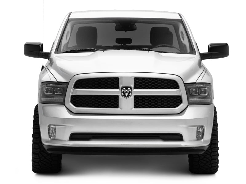 Raxiom - Raxiom 09 - 18 RAM 1500 LED Projector Headlights w/ Switchback Turn Signals - Blk Housing (Clear Lens) - Demon Performance