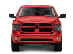 Raxiom - Raxiom 09 - 18 RAM 1500 Super White LED Halo Projector Headlights - Black Housing (Clear Lens) - Demon Performance