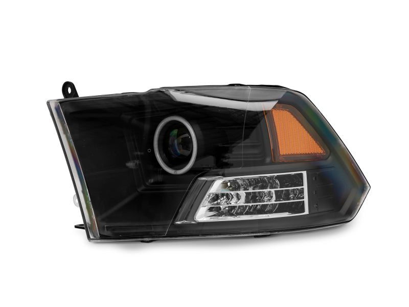 Raxiom - Raxiom 09 - 18 RAM 1500 Super White LED Halo Projector Headlights - Black Housing (Clear Lens) - Demon Performance