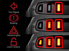 Raxiom - Raxiom 10 - 22 Ford Mustang Tail Light Sequencer (Plug - and - Play) - Demon Performance