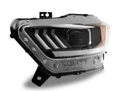 Raxiom - Raxiom 15 - 17 Ford Mustang GT350 GT500 LED Projector Headlights - Blk Housing (Clear Lens) - Demon Performance