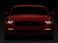 Raxiom - Raxiom 15 - 17 Ford Mustang GT350 GT500 LED Projector Headlights - Blk Housing (Clear Lens) - Demon Performance