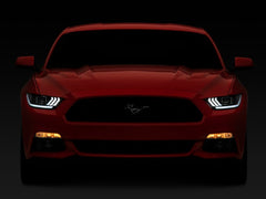 Raxiom - Raxiom 15 - 17 Ford Mustang GT350 GT500 LED Projector Headlights - Blk Housing (Clear Lens) - Demon Performance