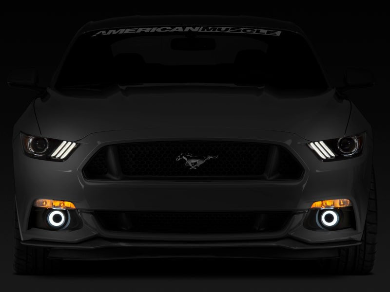 Raxiom - Raxiom 15 - 17 Ford Mustang LED Halo Fog Lights (w/ Factory Fog Lights) - Demon Performance