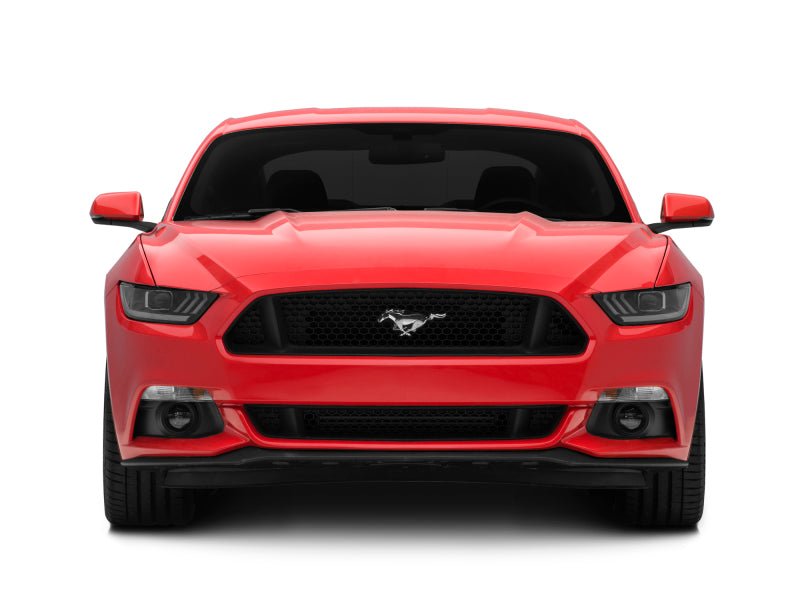 Raxiom - Raxiom 15 - 17 Ford Mustang Projector Headlights OEM HID Bulbs - Black Housing (Clear Lens) - Demon Performance