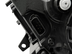 Raxiom - Raxiom 15 - 17 Ford Mustang Projector Headlights OEM HID Bulbs - Black Housing (Clear Lens) - Demon Performance