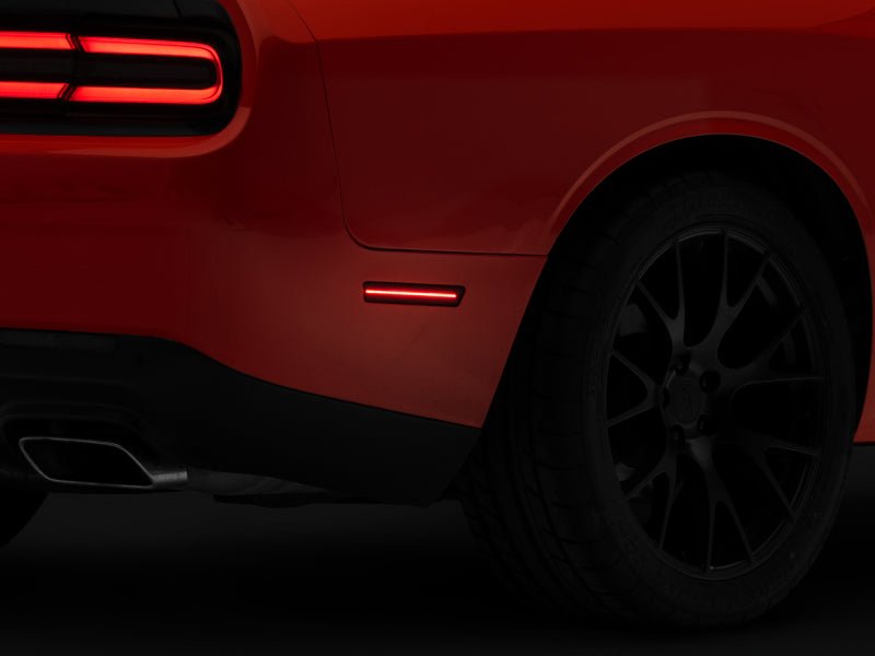 Raxiom - Raxiom 15 - 22 Challenger Excluding Widebody Axial Series LED Side Marker Lights (Smoked) - Demon Performance