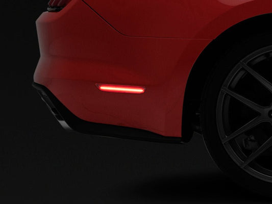 Raxiom - Raxiom 15 - 22 Ford Mustang Axial Series LED Side Marker Lights Rear (Smoked) - Demon Performance