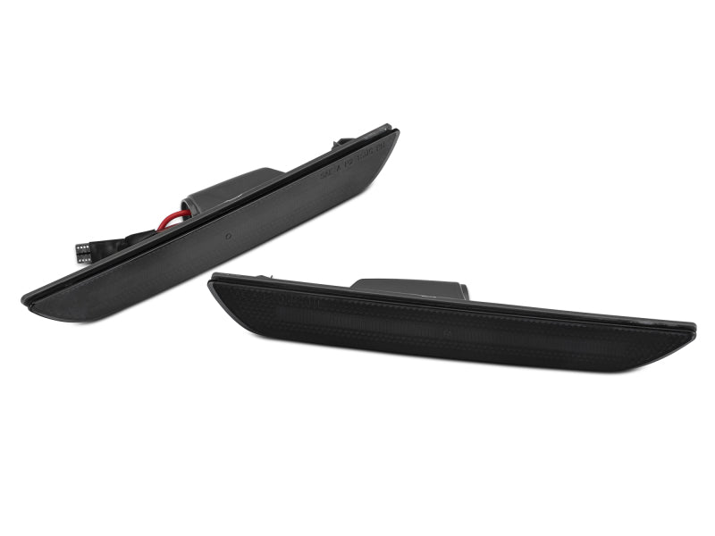 Raxiom - Raxiom 15 - 22 Ford Mustang Axial Series LED Side Marker Lights Rear (Smoked) - Demon Performance
