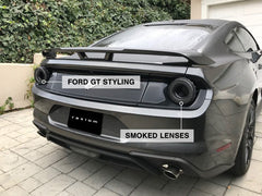 Raxiom - Raxiom 15 - 22 Ford Mustang Halo LED Tail Lights - Gloss Black Housing (Smoked Lens) - Demon Performance