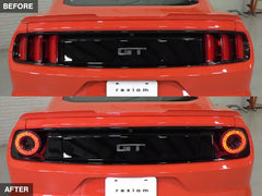 Raxiom - Raxiom 15 - 22 Ford Mustang Halo LED Tail Lights - Gloss Black Housing (Smoked Lens) - Demon Performance