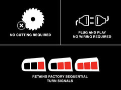 Raxiom - Raxiom 15 - 22 Ford Mustang Profile LED Tail Lights - Gloss Black Housing (Smoked Lens) - Demon Performance