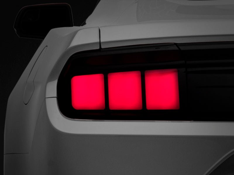 Raxiom - Raxiom 15 - 22 Ford Mustang Profile LED Tail Lights - Gloss Black Housing (Smoked Lens) - Demon Performance