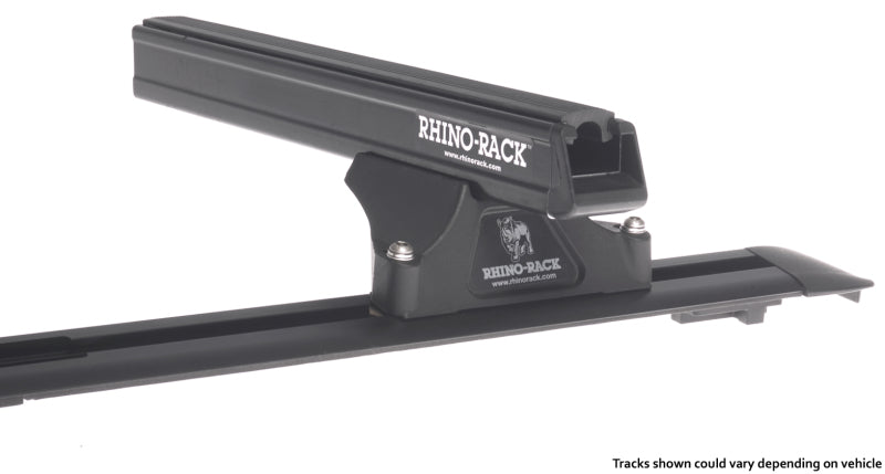 Rhino - Rack - Rhino - Rack 03 - 10 Porsche Cayenne 955/957 4 Door SUV Heavy Duty RLTP 2 Bar Roof Rack - Black - Demon Performance