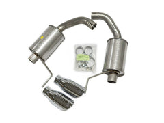 Roush - Roush 2015 - 2024 Ford Mustang 3.7L/2.3L V6/I4 Exhaust Kit w/ Round Tips - Demon Performance