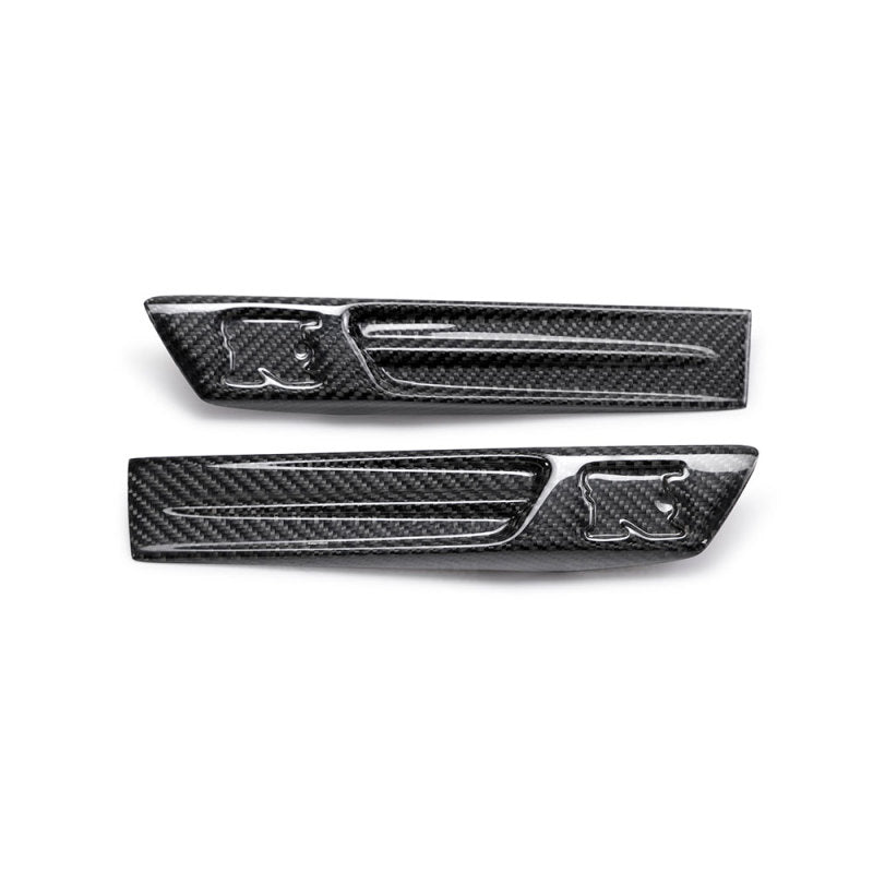 Seibon - Seibon 09 - 10 Nissan GTR R35 Carbon Fiber Fender Duct Logos (Pair) - Demon Performance