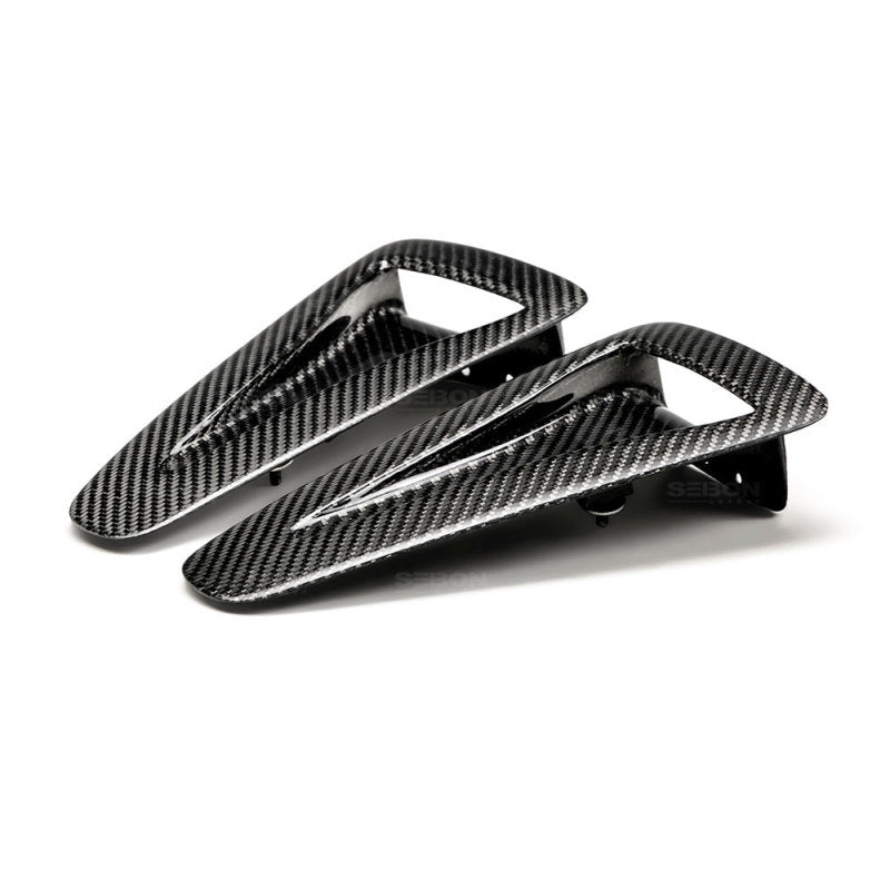 Seibon - Seibon 09 - 10 Nissan Skyline R35 GTR OEM Carbon Fiber Hood Scoop - Demon Performance