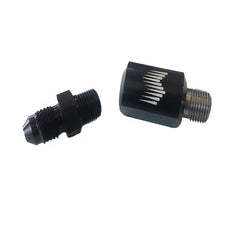 Snow Performance - Snow Performance 1/8in. NPT Female to 4AN Male Low Profile Water Nozzle Holder 4AN Elbow - Demon Performance