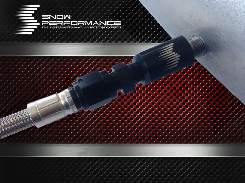 Snow Performance - Snow Performance Stg 2 Boost Cooler Prog. Engine Mount Water Injection Kit (SS Braid Line & 4AN) - Demon Performance