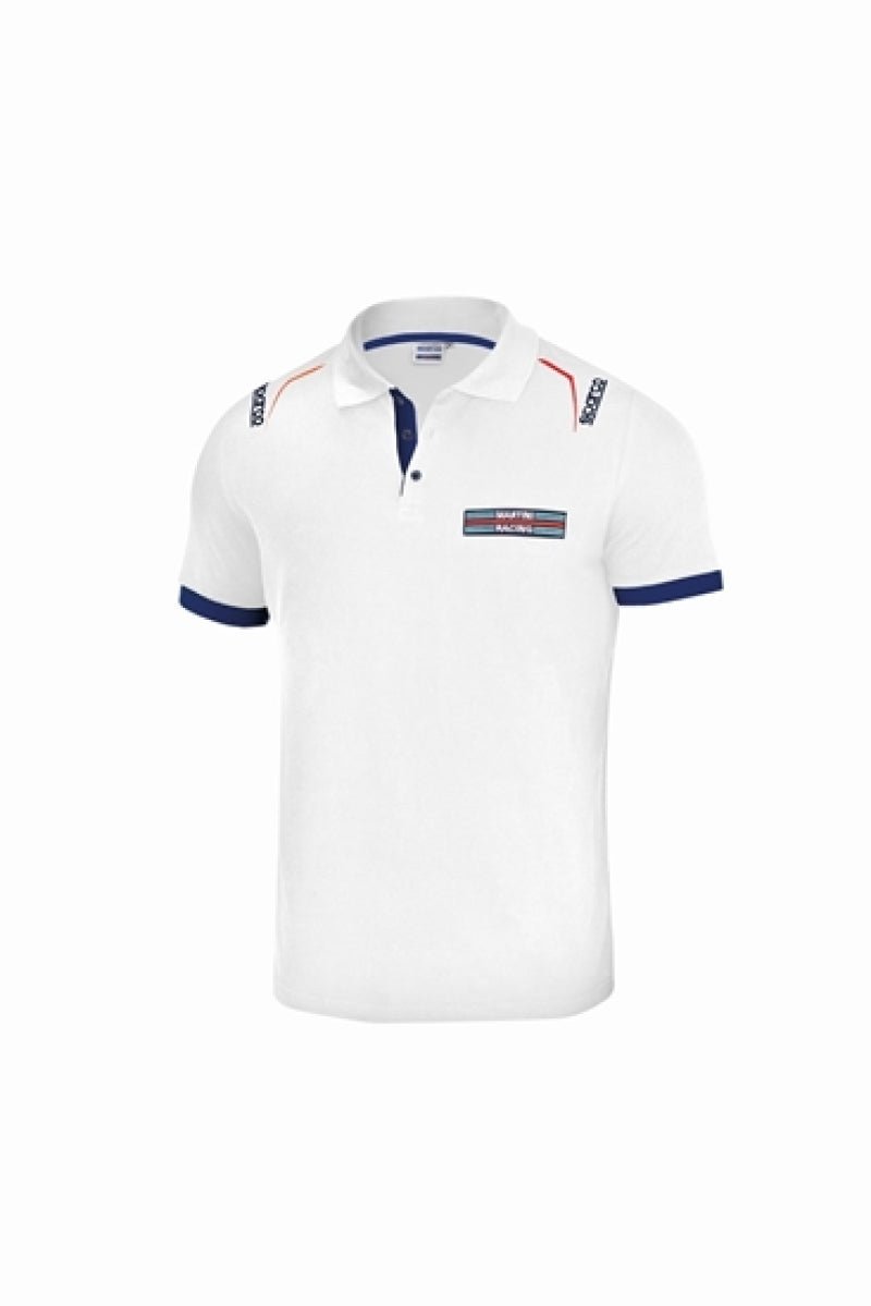 SPARCO - Sparco Polo Martini-Racing Large White - Demon Performance