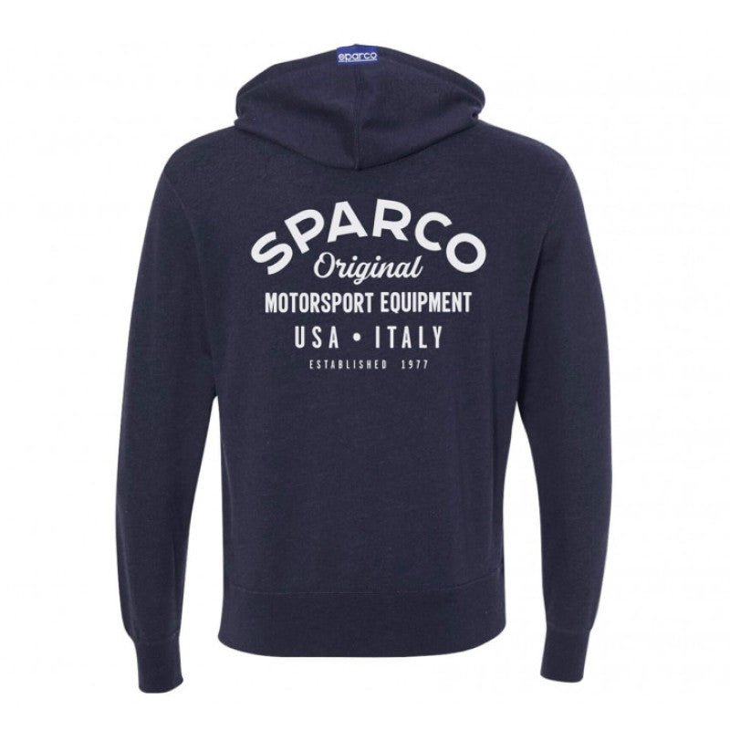 SPARCO - Sparco Sweatshirt ZIP Garage NVY - Large - Demon Performance