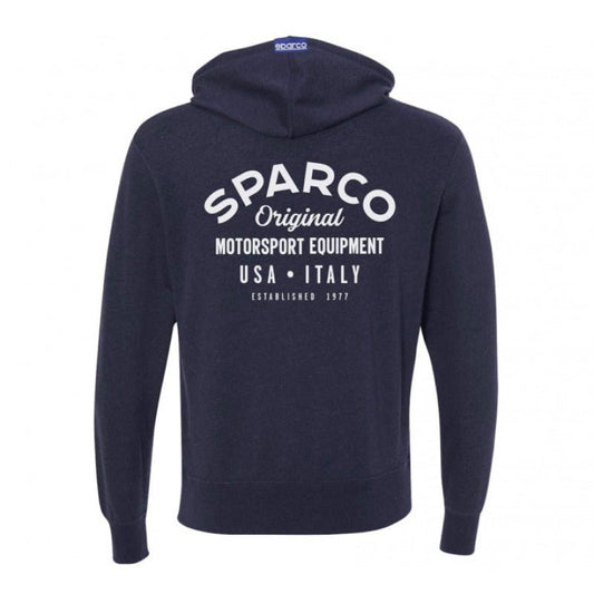 SPARCO - Sparco Sweatshirt ZIP Garage NVY - Small - Demon Performance