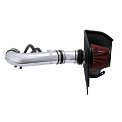 Spectre - Spectre 04 - 14 Nissan Titan V8 - 5.6L F/I Air Intake Kit - Polished w/Red Filter - Demon Performance