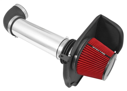 Spectre - Spectre 11-17 Dodge Challenger/Charger 5.7L V8 Air Intake Kit - Polished w/Red Filter - Demon Performance