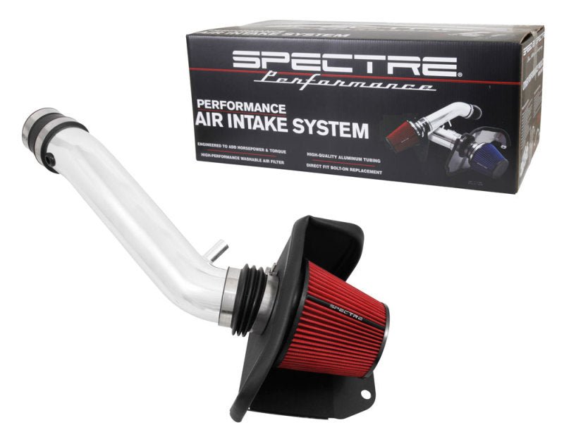 Spectre - Spectre 16-18 Jeep Grand Cherokee V6-3.6L F/I Air Intake Kit - Polished w/Red Filter - Demon Performance