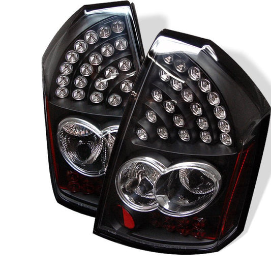 SPYDER - Spyder Chrysler 300C 05 - 07 LED Tail Lights Black ALT - YD - C305 - LED - BK - Demon Performance