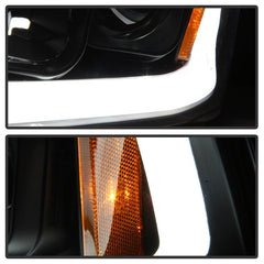 SPYDER - Spyder Dodge Charger 06 - 10 Projector Headlights - LED Light Bar - Black PRO - YD - DCH05V2 - LB - BK - Demon Performance