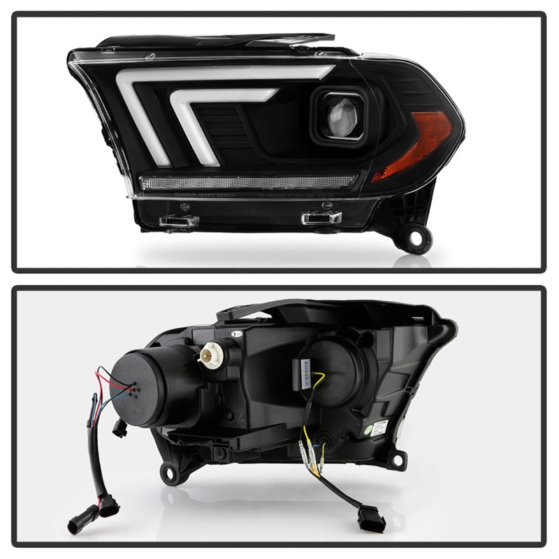 SPYDER - Spyder Dodge Durango 11 - 13 Halogen Model Only Projector Headlights - Black PRO - YD - DDU11SI - BK - Demon Performance