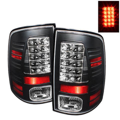 SPYDER - Spyder Dodge Ram 1500 09 - 14 10 - 14 LED Tail Lights Incandescent only - Blk ALT - YD - DRAM09 - LED - BK - Demon Performance