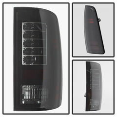 SPYDER - Spyder Dodge Ram 1500 13 - 14 13 - 14 LED Tail Lights LED Model only - Blk Smke ALT - YD - DRAM13 - LED - BSM - Demon Performance