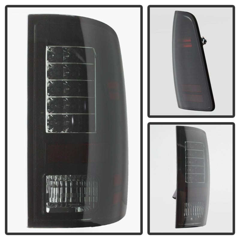 SPYDER - Spyder Dodge Ram 1500 13 - 14 13 - 14 LED Tail Lights LED Model only - Blk Smke ALT - YD - DRAM13 - LED - BSM - Demon Performance