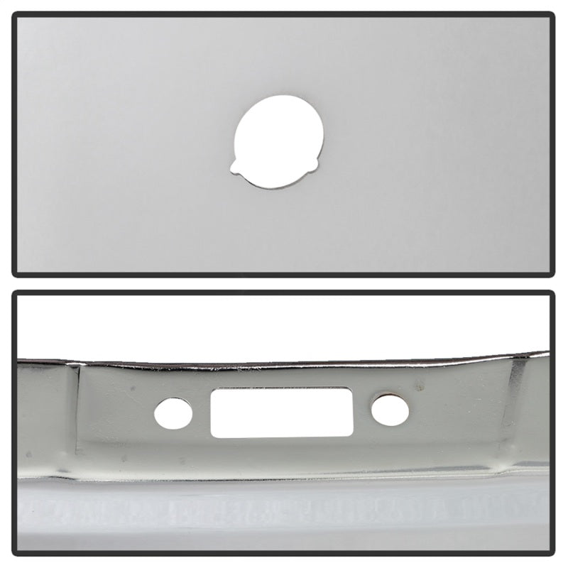 SPYDER - Spyder Dodge Ram 1500 14 - 18 Bottom w/Sensor w/Fog Light Hole Front Bumper - Chrome (OEM 68160857AA) - Demon Performance