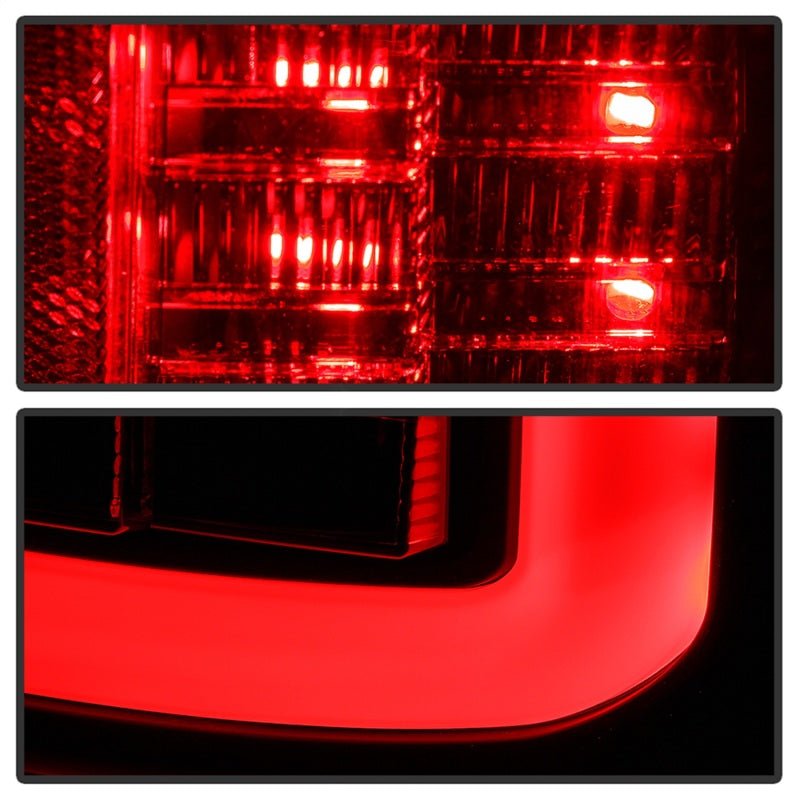 SPYDER - Spyder Dodge Ram 2013 - 2014 Light Bar LED Tail Lights - All Black ALT - YD - DRAM13V2 - LED - BKV2 - Demon Performance