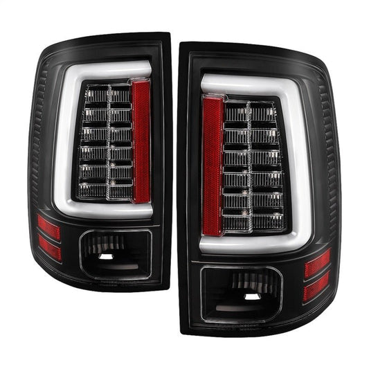 SPYDER - Spyder Dodge Ram 2013 - 2014 Light Bar LED Tail Lights - All Black ALT - YD - DRAM13V2 - LED - BKV2 - Demon Performance
