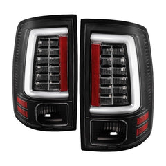 SPYDER - Spyder Dodge Ram 2013 - 2014 Light Bar LED Tail Lights - All Black ALT - YD - DRAM13V2 - LED - BKV2 - Demon Performance
