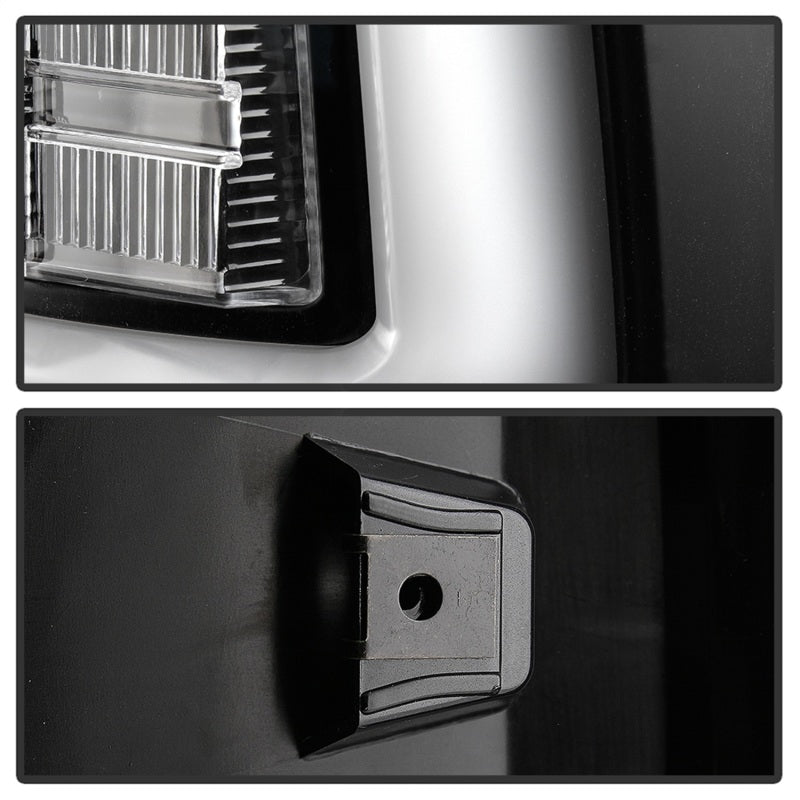 SPYDER - Spyder Dodge Ram 2013 - 2014 Light Bar LED Tail Lights - All Black ALT - YD - DRAM13V2 - LED - BKV2 - Demon Performance