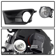 SPYDER - Spyder Ford Mustang 10 - 12 OEM Fog Light W/Universal Switch - Clear FL - FM2015 - C - Demon Performance