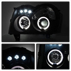 SPYDER - Spyder Jeep Grand Cherokee 05 - 07 Projector Headlights LED Halo LED Blk Smke PRO - YD - JGC05 - HL - BSM - Demon Performance