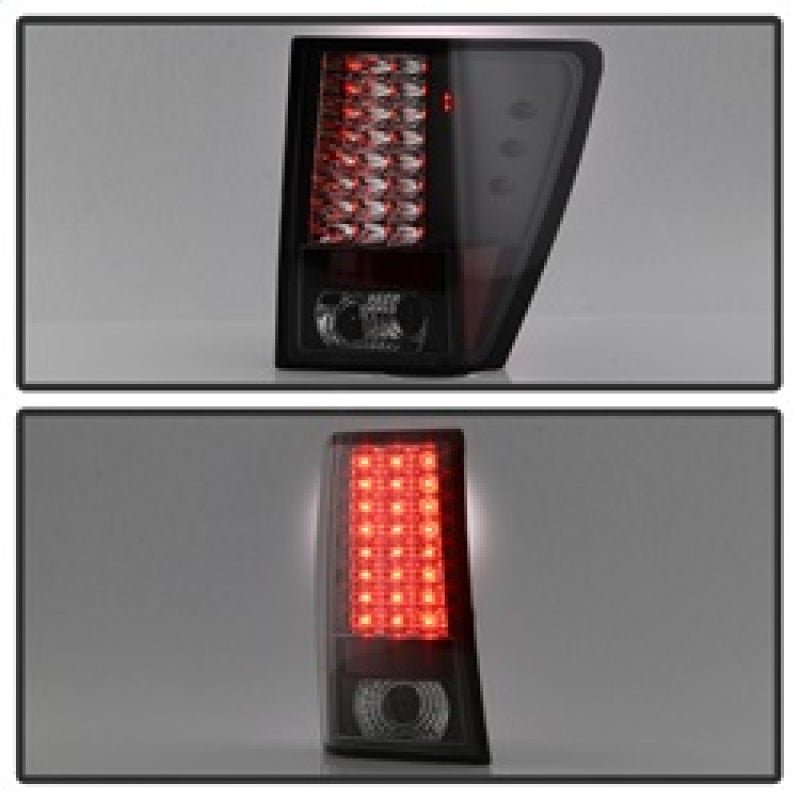 SPYDER - Spyder Jeep Grand Cherokee 07 - 10 LED Tail Lights Black ALT - YD - JGC07 - LED - BK - Demon Performance