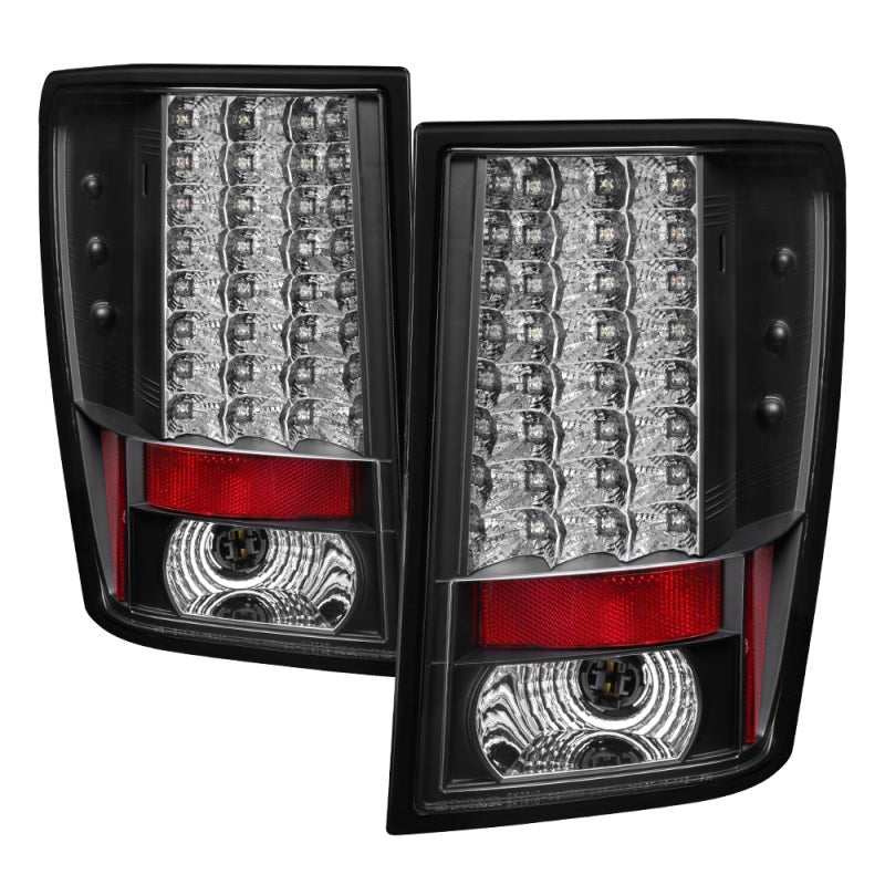 SPYDER - Spyder Jeep Grand Cherokee 07 - 10 LED Tail Lights Black ALT - YD - JGC07 - LED - BK - Demon Performance