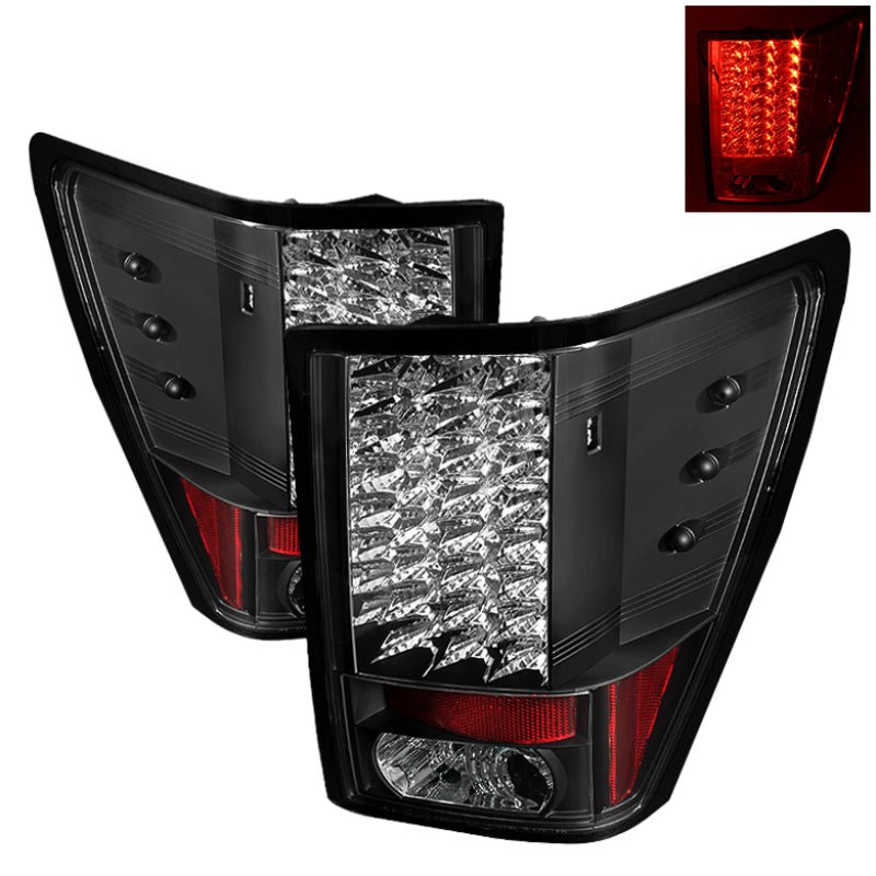 SPYDER - Spyder Jeep Grand Cherokee 07 - 10 LED Tail Lights Black ALT - YD - JGC07 - LED - BK - Demon Performance