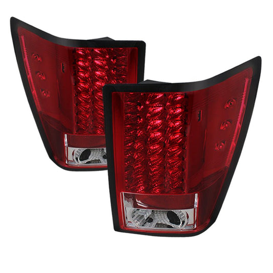 SPYDER - Spyder Jeep Grand Cherokee 07 - 10 LED Tail Lights Red Clear ALT - YD - JGC07 - LED - RC - Demon Performance