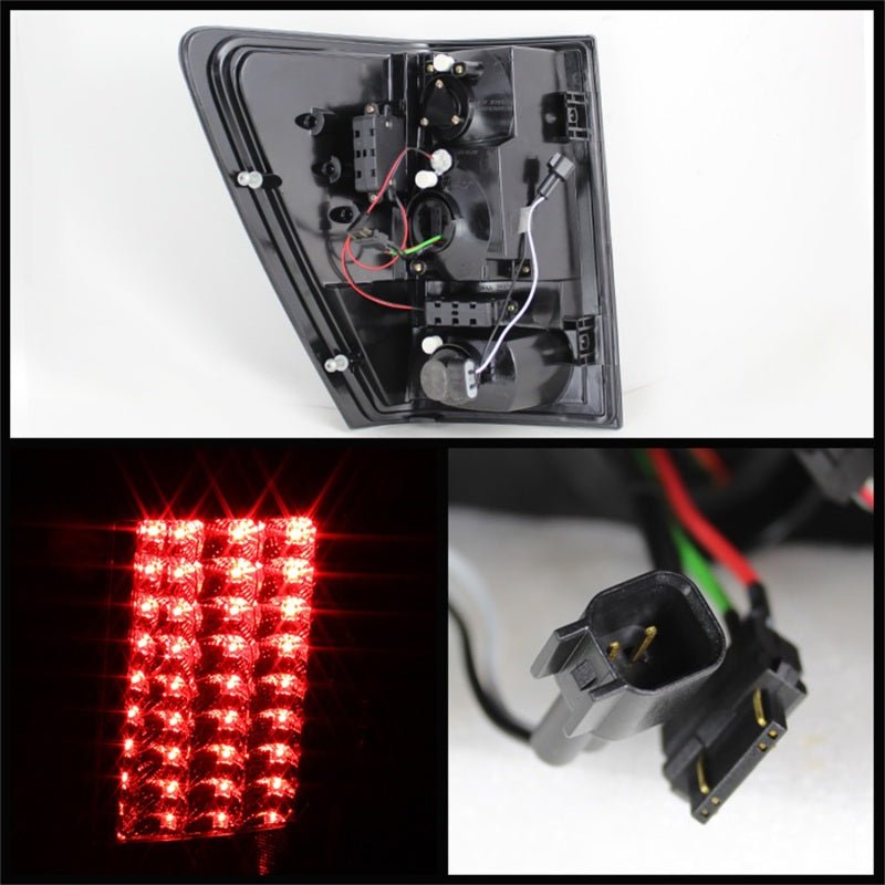 SPYDER - Spyder Jeep Grand Cherokee 07 - 10 LED Tail Lights Red Clear ALT - YD - JGC07 - LED - RC - Demon Performance