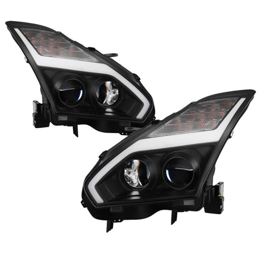 SPYDER - Spyder Nissan GTR R35 09 - 14 - Projector Headlights - DRL LED - Black - Demon Performance